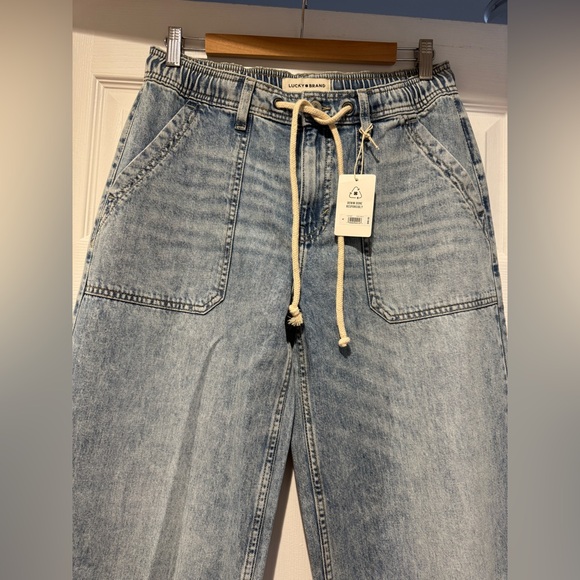 NEW Lucky Brand Light Blue Wide Leg Jeans - Picture 5 of 13